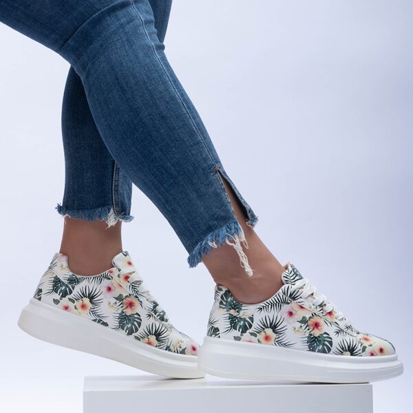 

Floral Skate Shoes, Multicolor