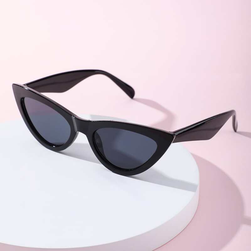 

Cat Eye Frame Sunglasses, Black