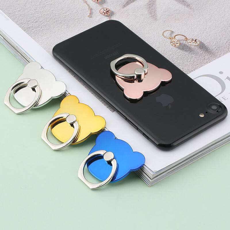 

1pc Random Bear Ring Phone Holder, Multicolor