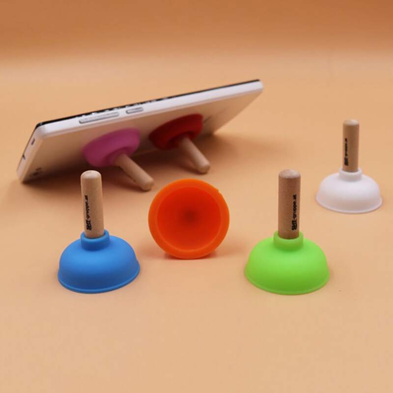 

1pc Random Toilet Plunger Phone Holder, Multicolor