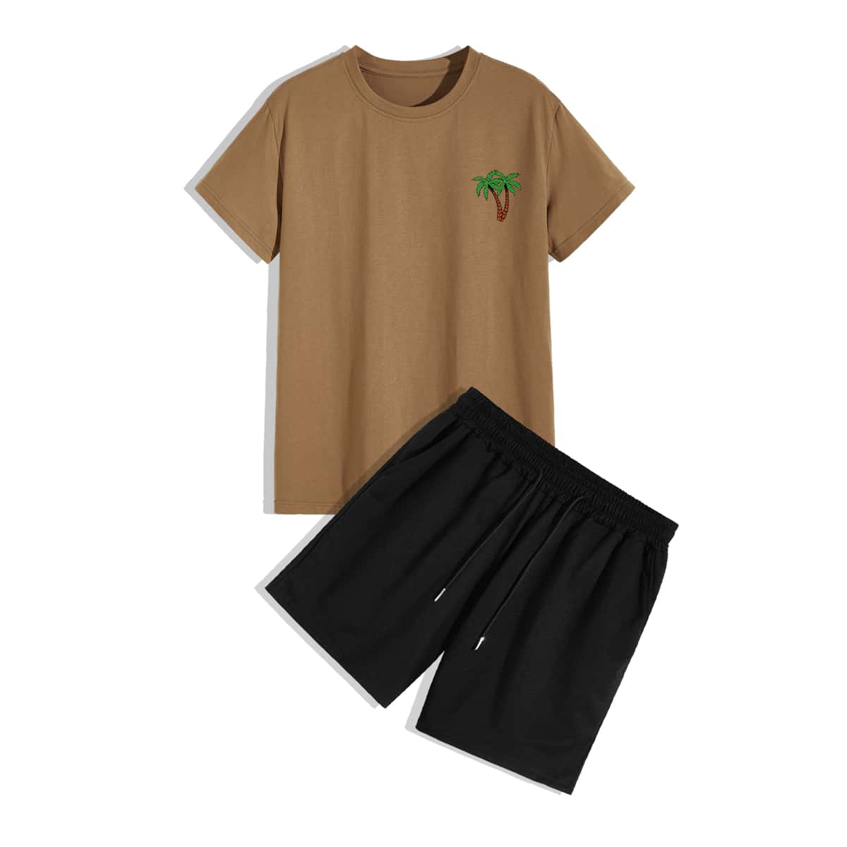 

Guys Coconut Tree Graphic Tee & Shorts, Multicolor