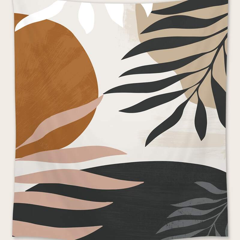 

Leaf Print Tapestry, Multicolor