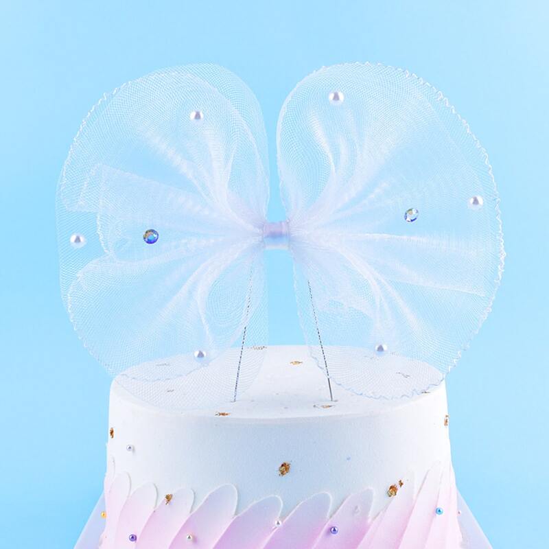 

1pc Bow Cake Topper, White