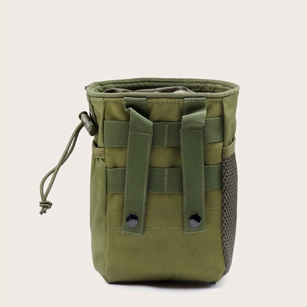 

Men Minimalist Drawstring Fanny Pack, Green