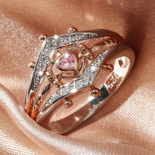 

Zircon Decor Ring, Silver