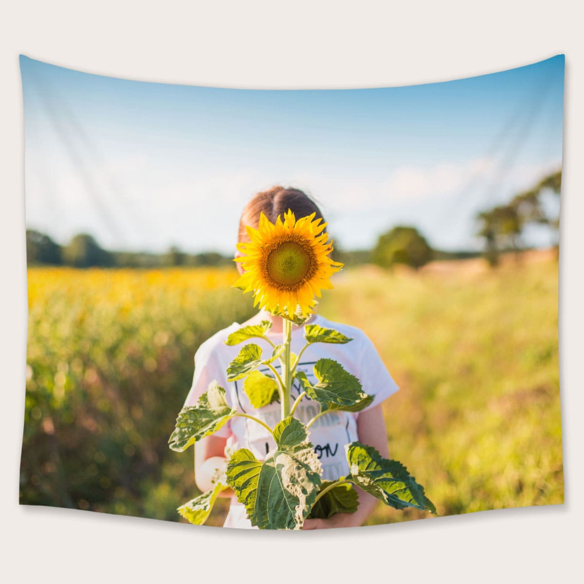 

Sunflower Print Tapestry, Multicolor