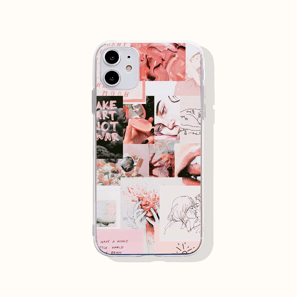 

Aesthetic Collage Phone Case, Multicolor
