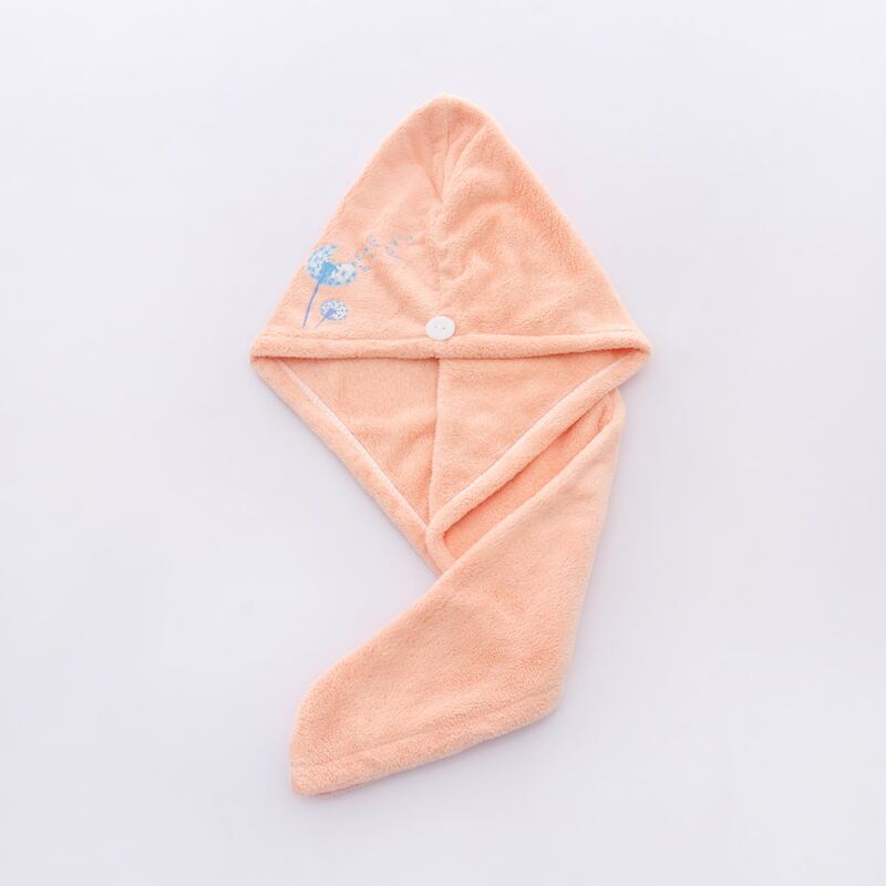 

Dandelion Print Hair Drying Cap, Pink