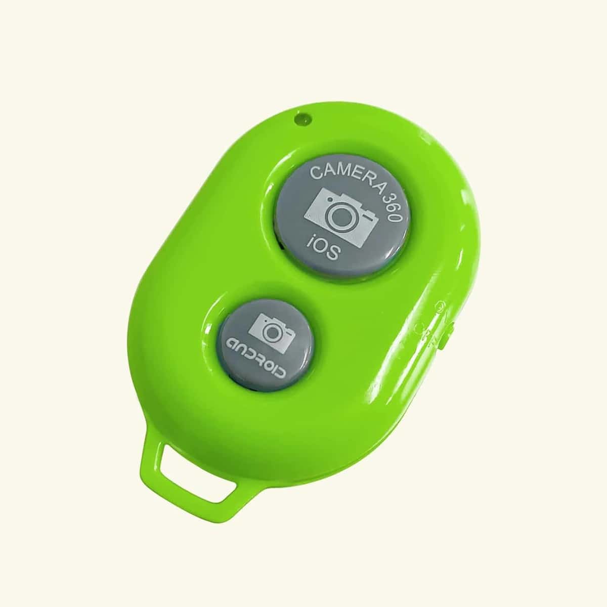 

1pc Phone Camera Bluetooth Remote Control, Green