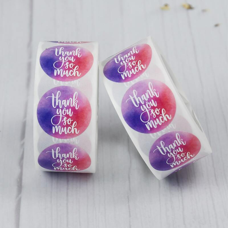 

1roll Slogan Graphic Gift Sticker, Multicolor