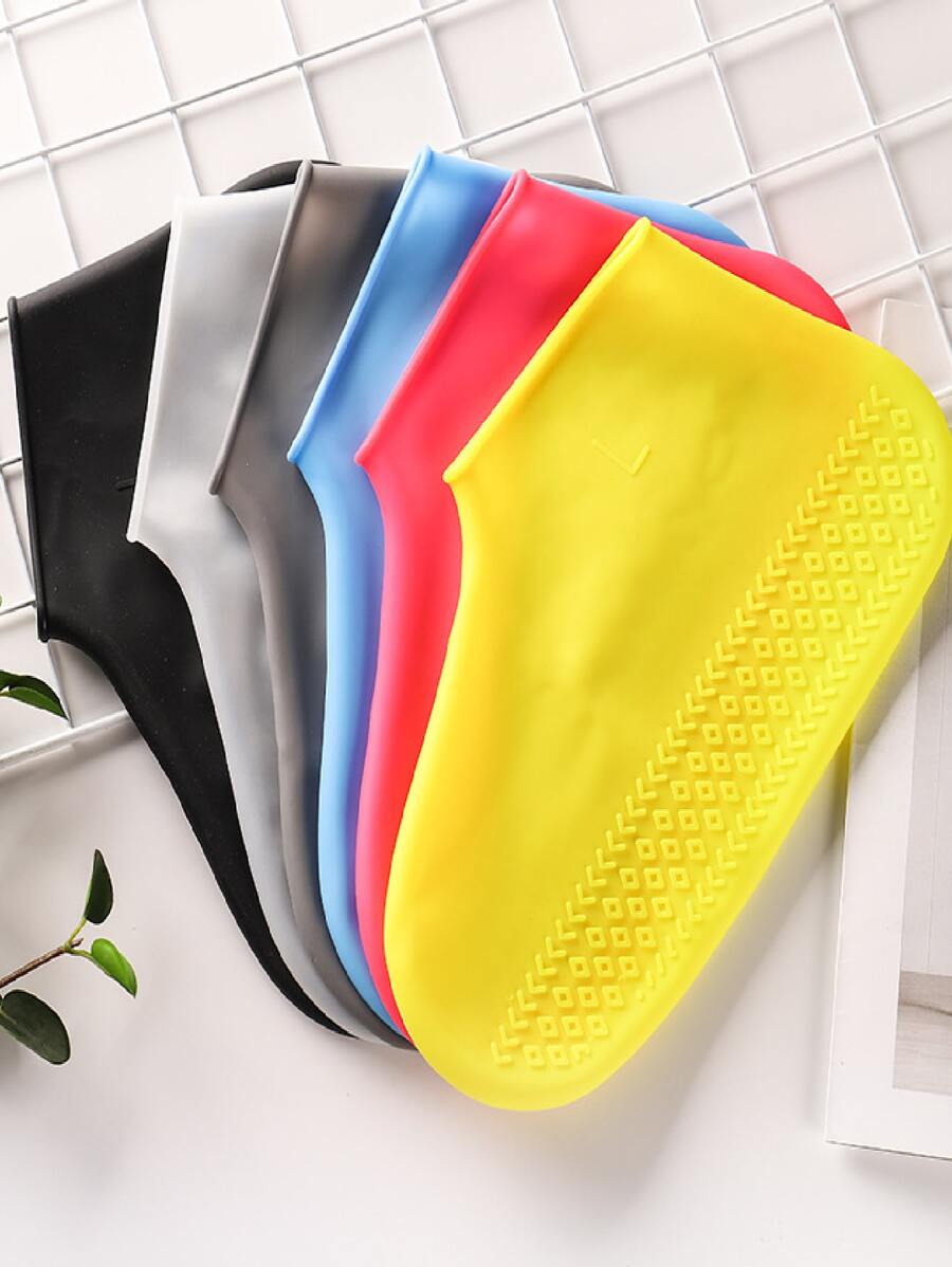 1 pereche de huse de ploaie pentru cizme de ploaie, culoare aleatorie, izolație, Galentine, cățeluș, carnaval, decorațiuni de petrecere - Multicolor - Vizualizare 1