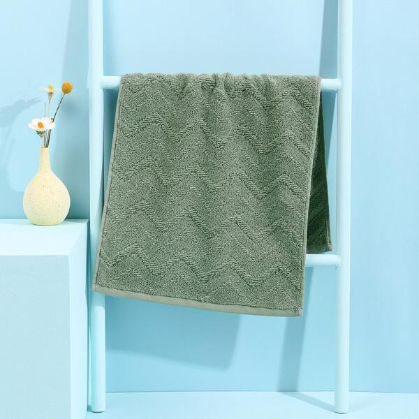 

Solid Color Face Towel, Green
