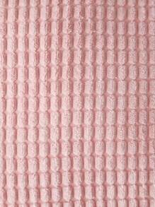 1入組素色靠墊套不附帶墊芯 - 粉色 - 查看 6