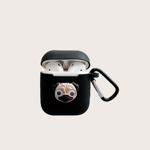 

Dog Decor Case For Airpods, Black