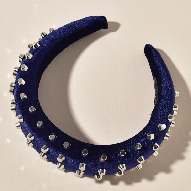 

Studded Hair Hoop, Blue