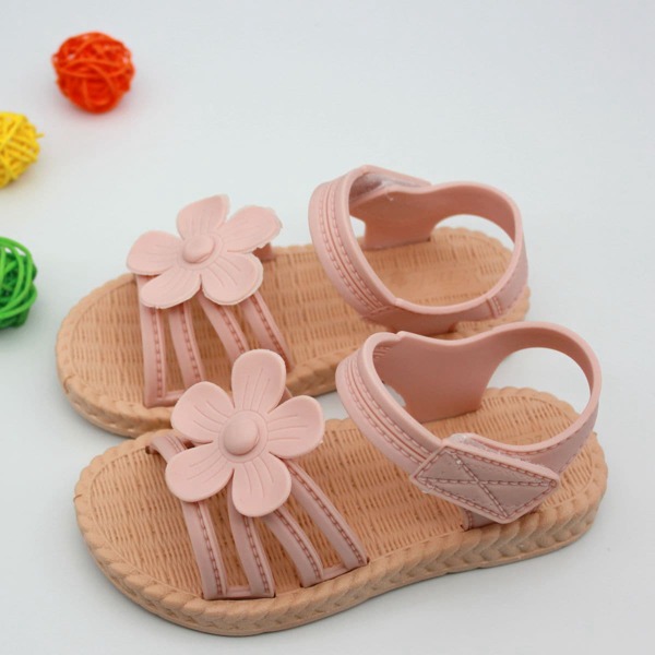 

Toddler Girls Floral Decor Sandals, Pink