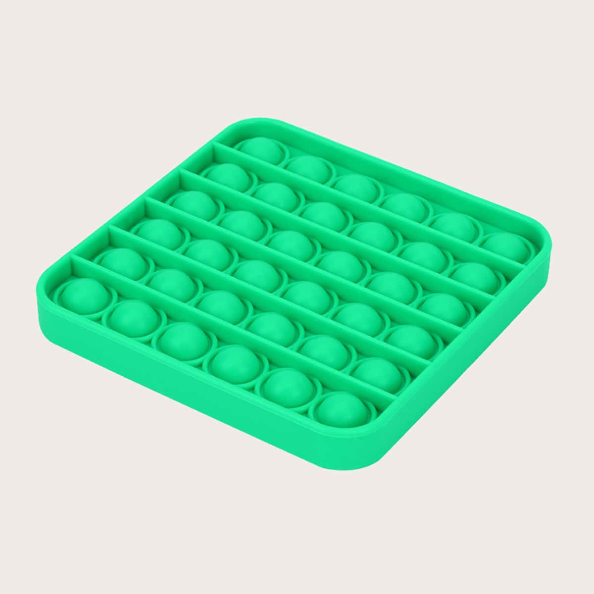 

1pc Random Square Push Bubble Toy, Green