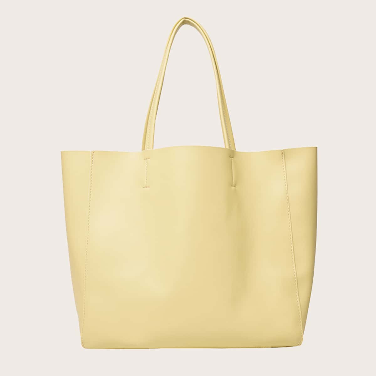 

Straw Tote Bag, Yellow