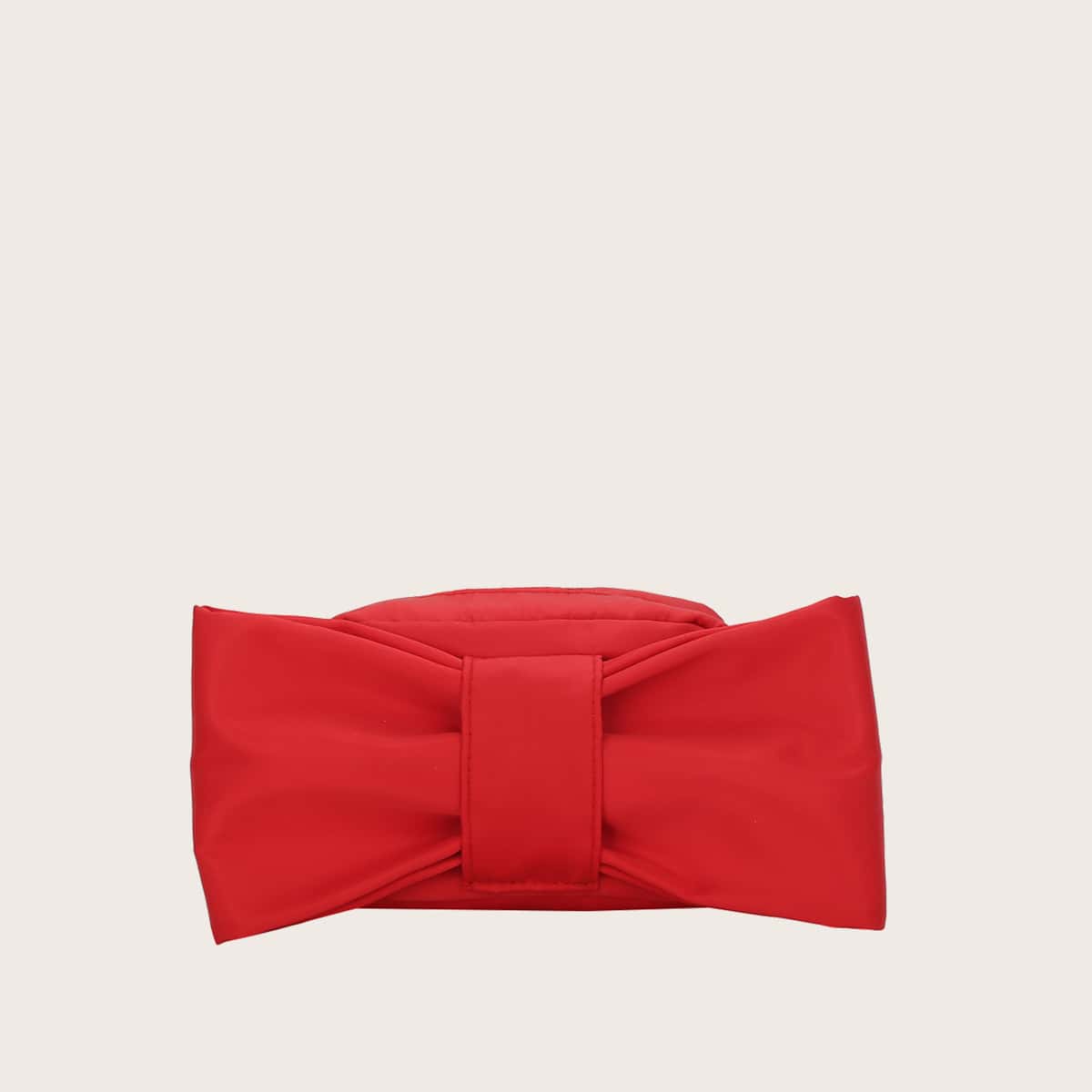 

Bow Chain Crossbody Bag, Red