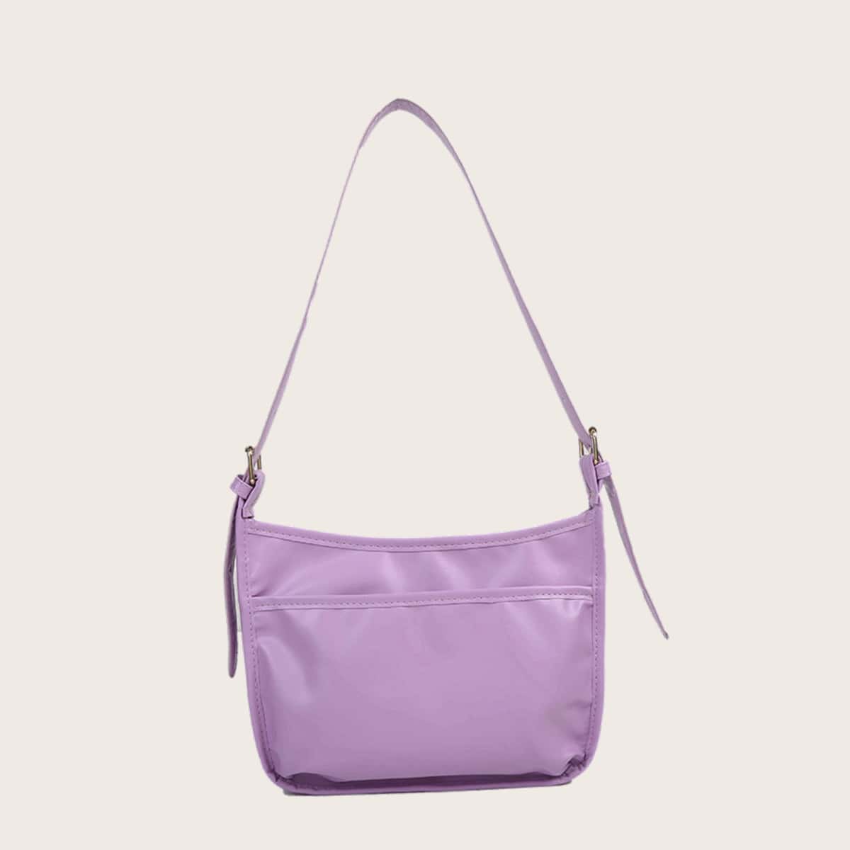 

Solid Crossbody Bag, Lilac purple