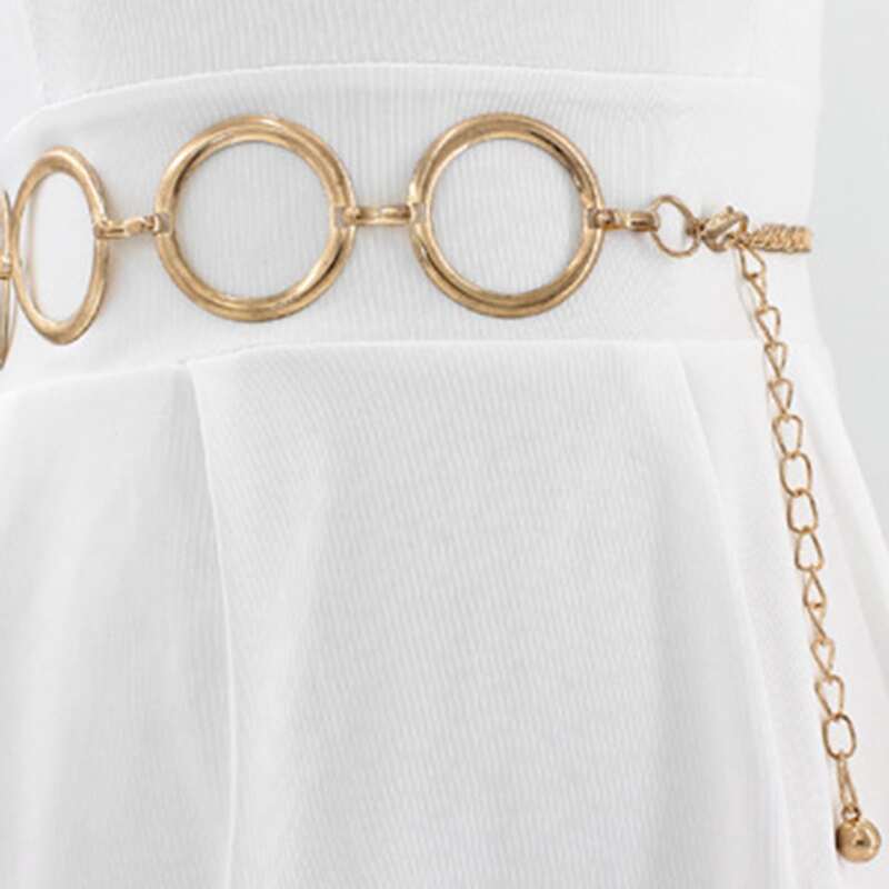 

Ring Chain Belt, Gold