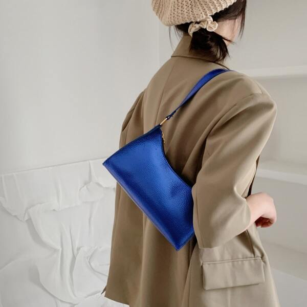 

Minimalist Shoulder Bag, Blue