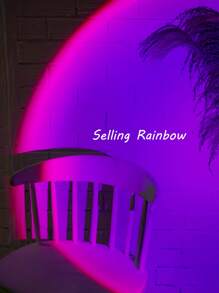 落日投影儀補光燈 - 紫色 - 查看 6