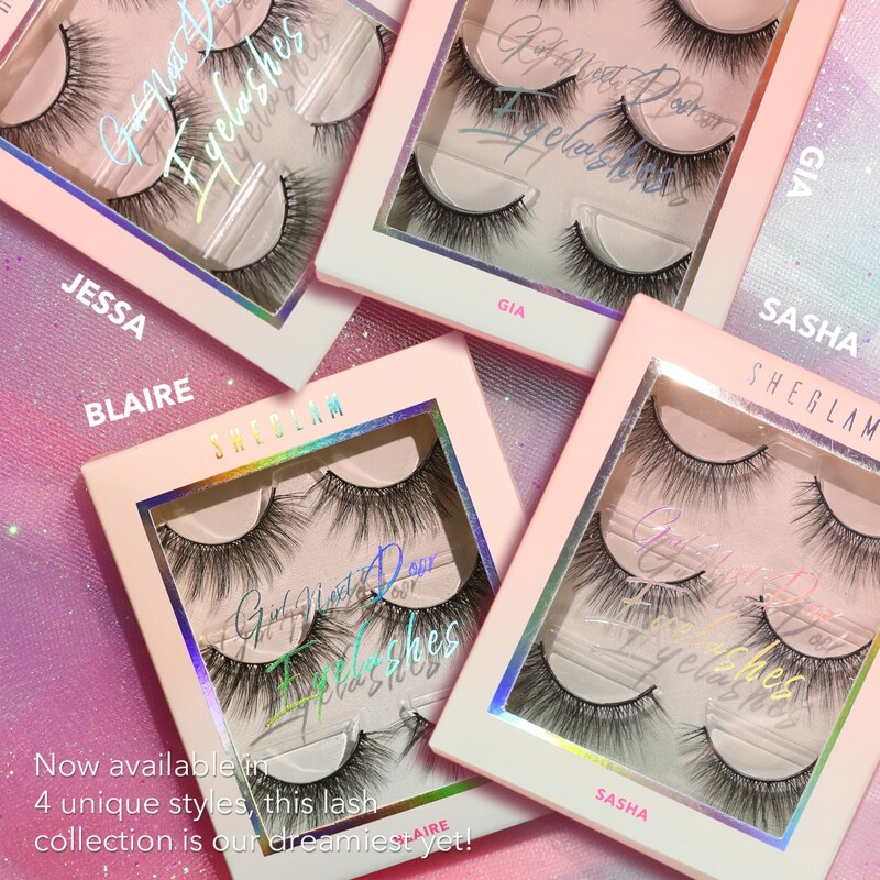 

Girl Next Door Natural False Eyelashes-Gia, Black