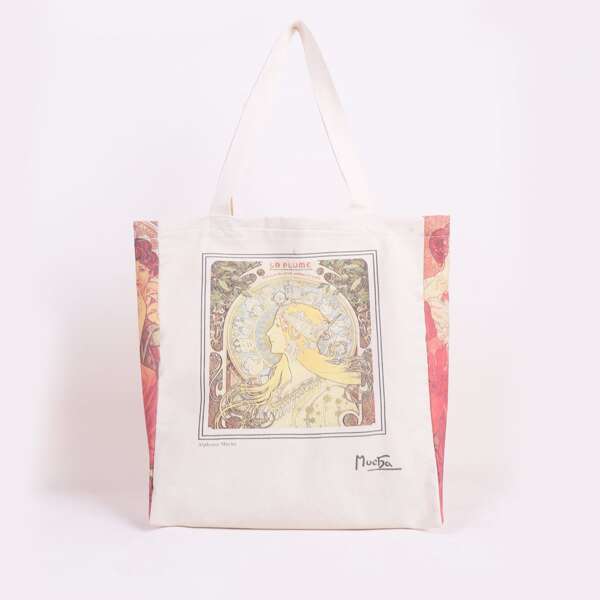 

Figure Graphic Shopper Bag, Multicolor