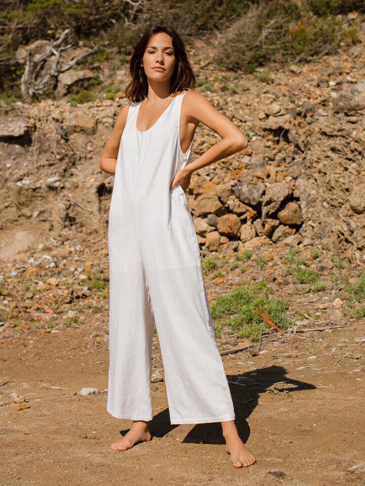 Share more than 72 linen jumpsuit uk ceg.edu.vn