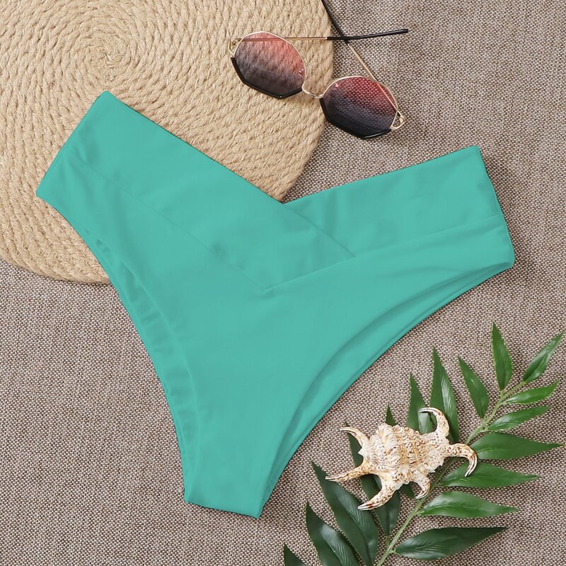 

High Cut Bikini Panty, Green
