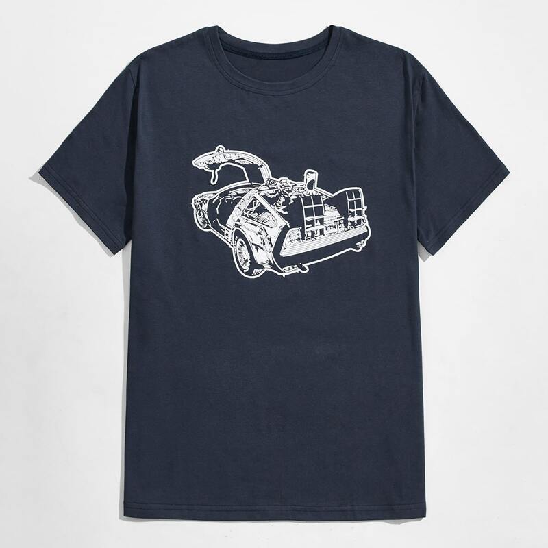 

Guys Car Graphic Tee, Navy blue