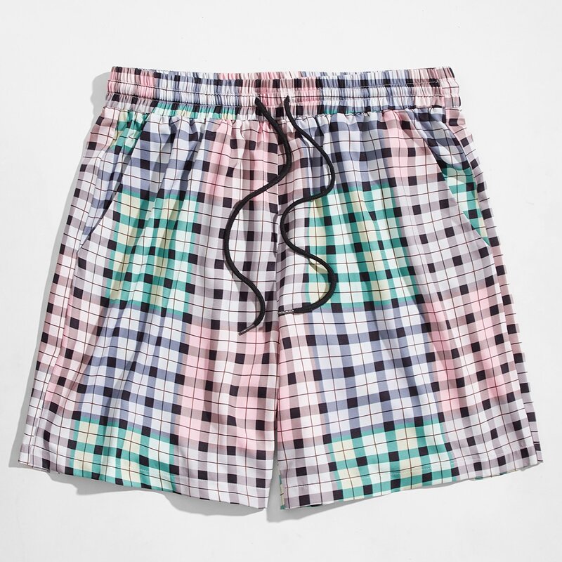 

Guys Plaid Drawstring Shorts, Multicolor