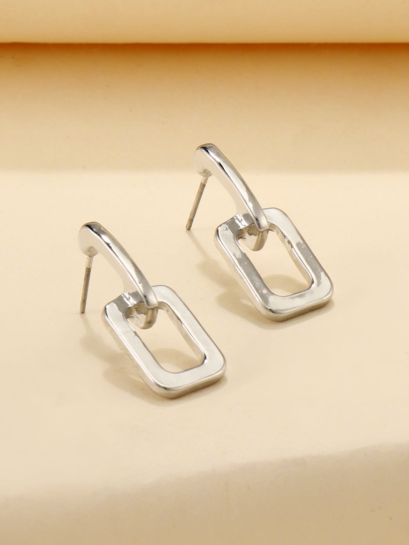 Pendientes Elegante - Plateado - Ver 1