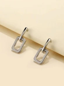 Pendientes Elegante - Plateado - Ver 2