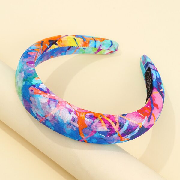 

Graphic Padded Headband, Multicolor