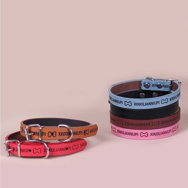 

1pc Letter Graphic Random Pet Collar, Multicolor