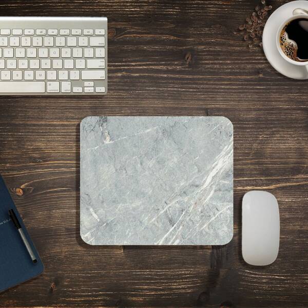 

Marble Pattern Mouse Pad, Grey