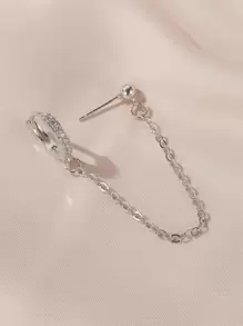 1 pieza pendiente con circón y cadena