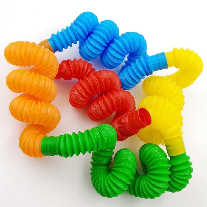 

3pcs Random Stress Relief Tube Toy, Multicolor