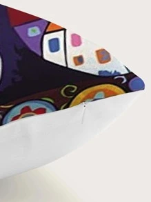 屋圖案靠墊套不附帶墊芯 - 彩色 - 查看 2