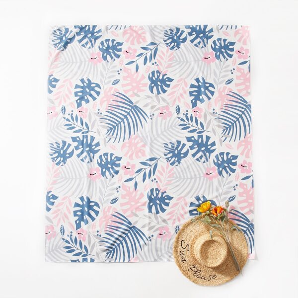 

Tropical Print Beach Blanket, Multicolor