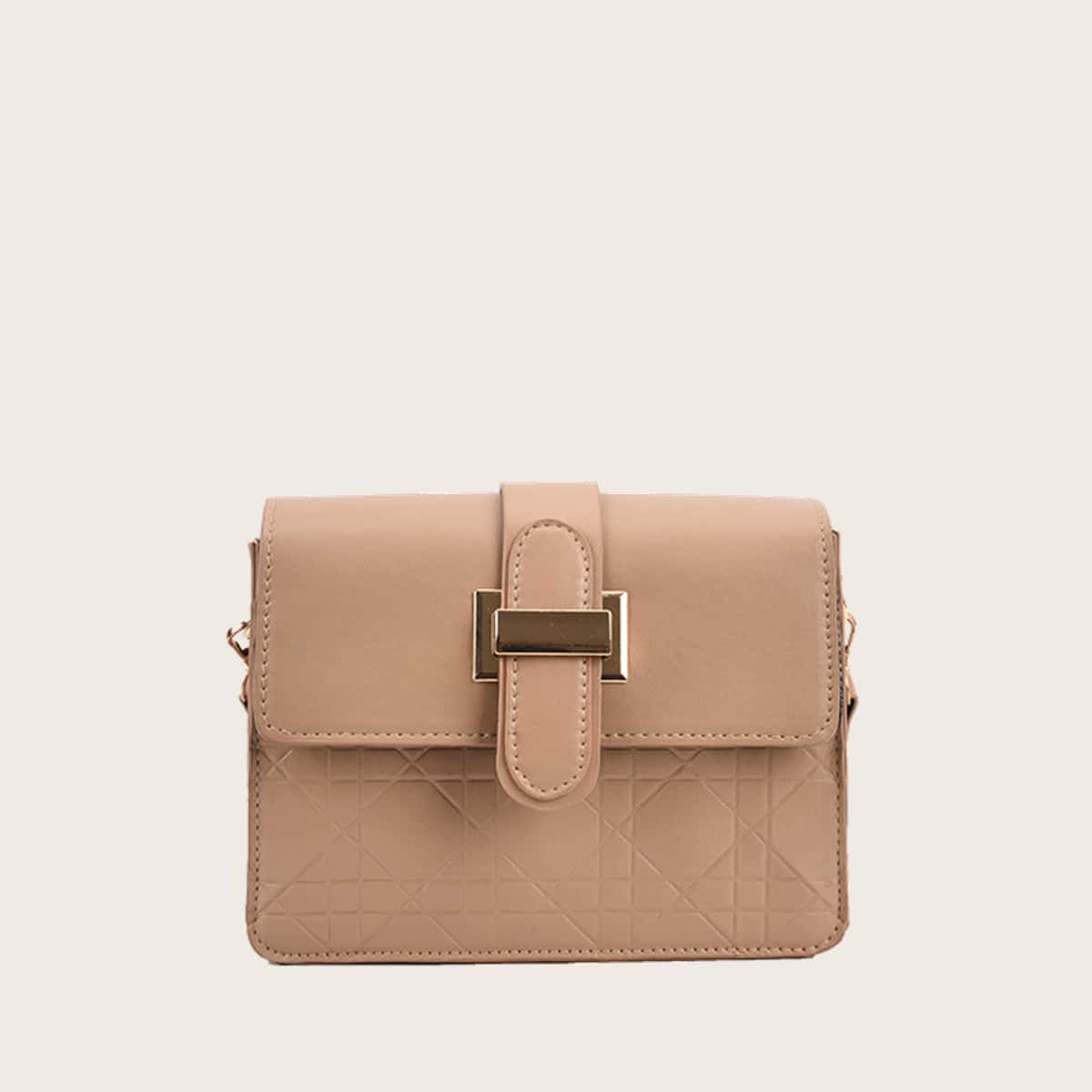

Geo Embossed Crossbody Bag, Khaki