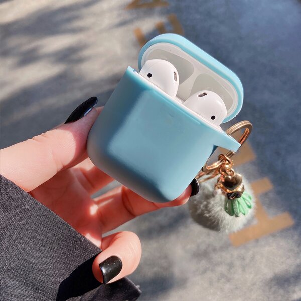 

Ice Cream Pendant Silicone Case For Airpods, Blue