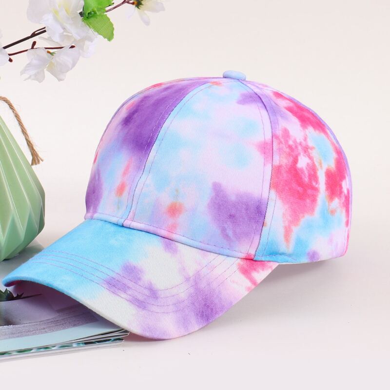 

Tie Dye Baseball Cap, Multicolor
