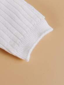 3 pares calcetines de canalé simples para niñitos - Multicolor - Ver 3