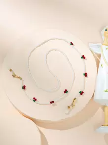 Bonita cadena de cuentas para gafas - Multicolor - Ver 1