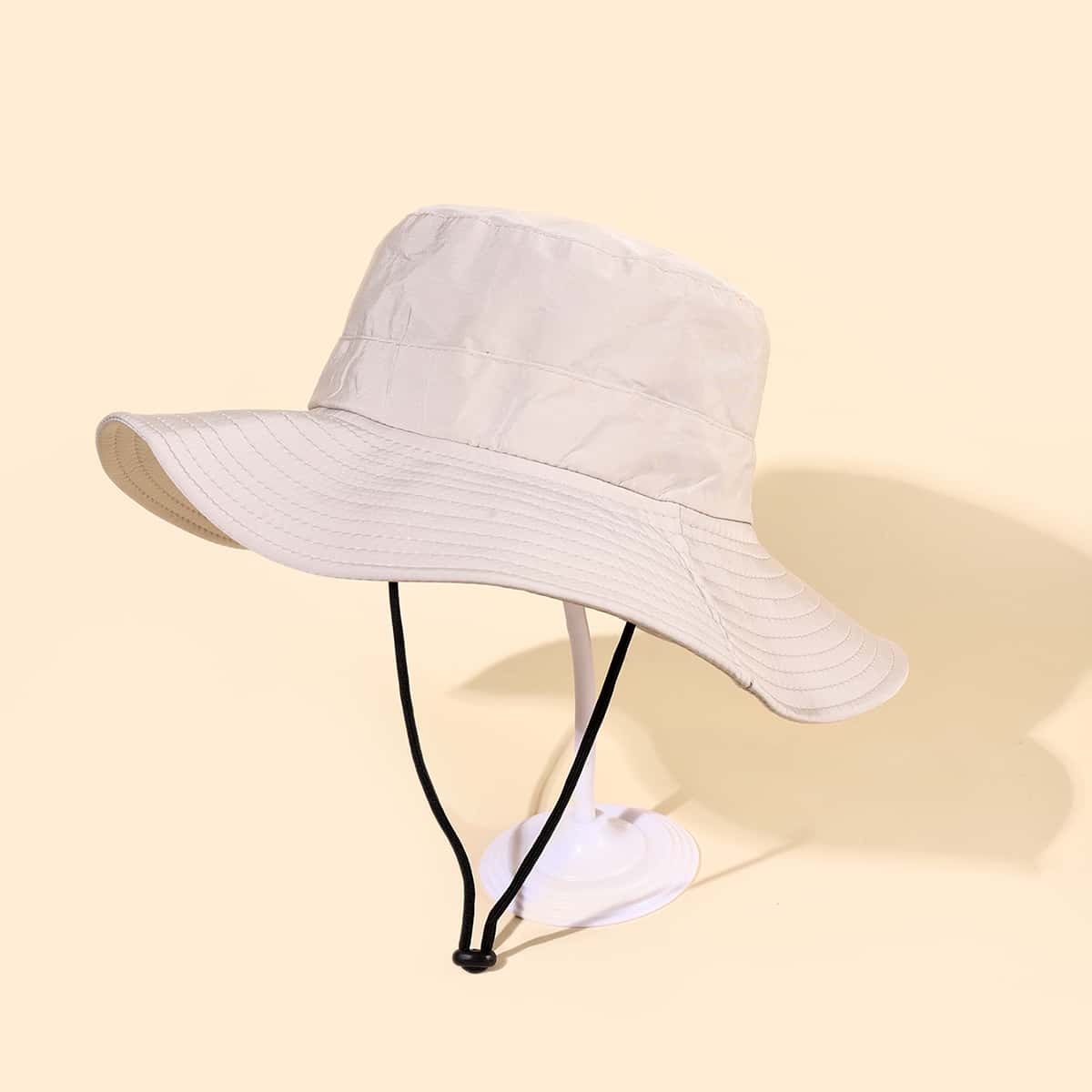 

Simple Solid Hiking Hat, Beige