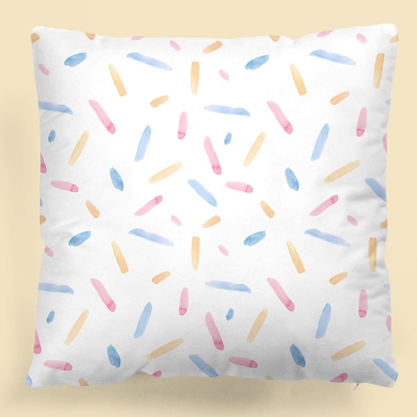 

Kids Graphic Print Cushion Cover Without Filler, Multicolor