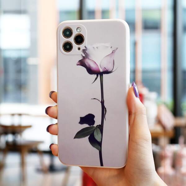 

Rose Print Phone Case, Multicolor